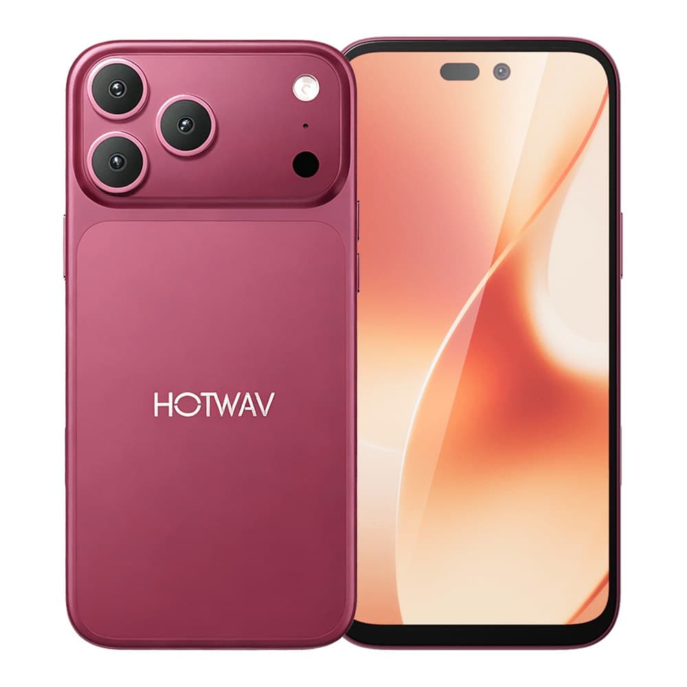 Produto HOTWAV A18 Pro Max 4G 128GB · Burgundy Red